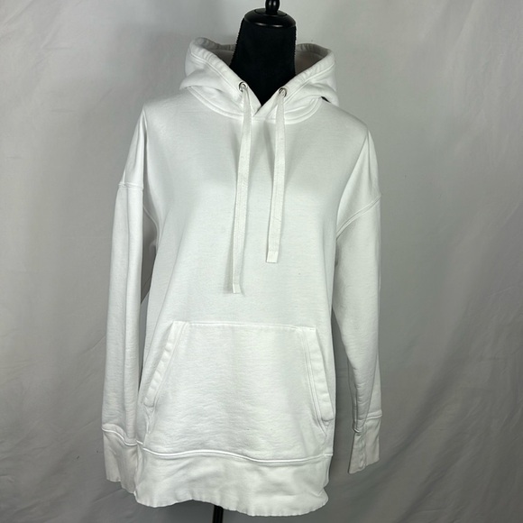 Athleta Rose Lace Tunic White Hoodie - Picture 5 of 11